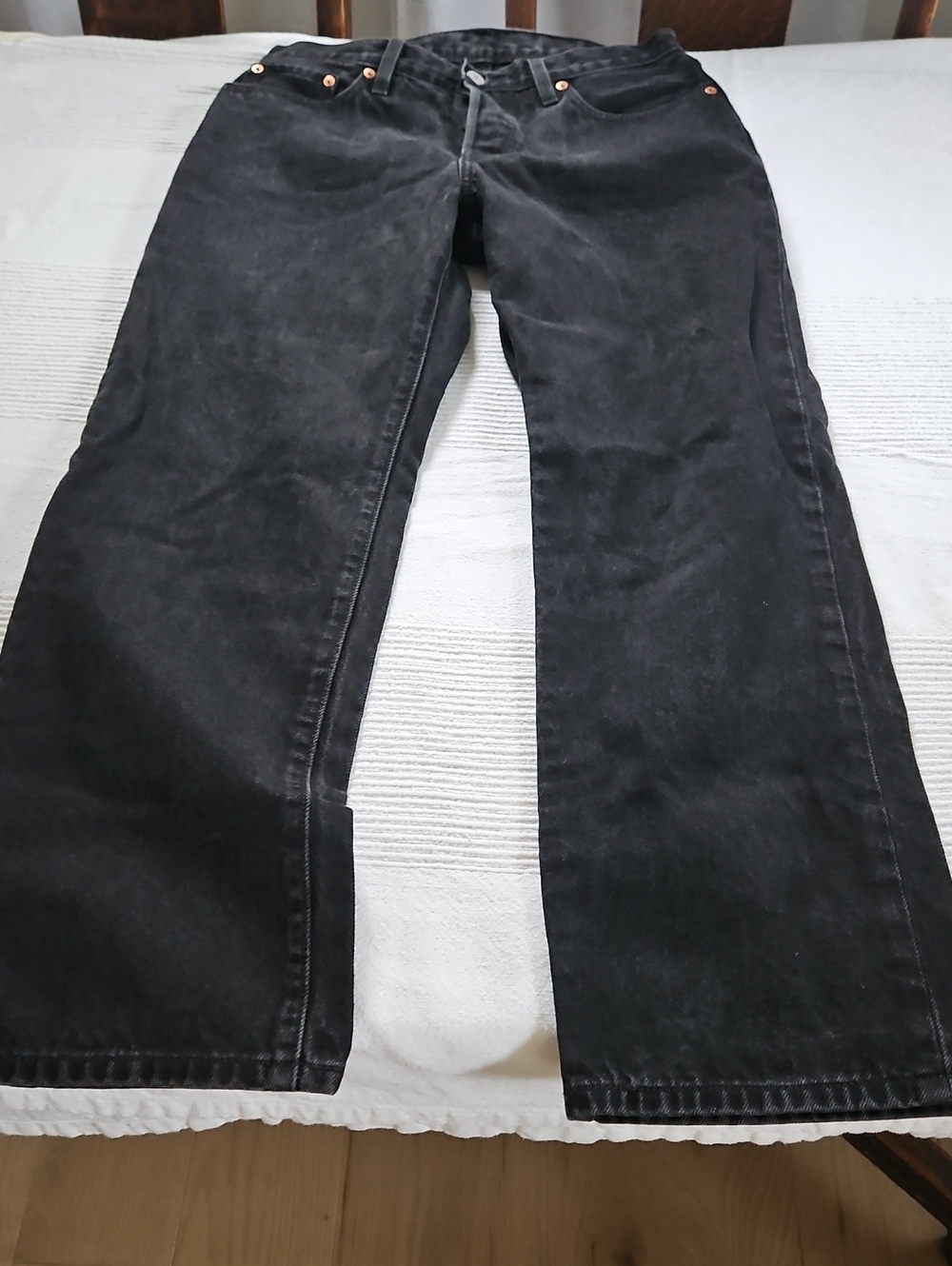 Levi's Black Straight-Leg Women's Jeans